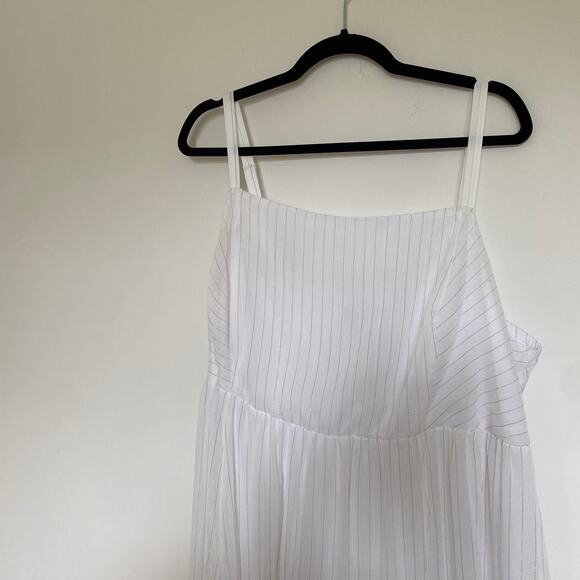 Torrid Dress Womens 3X Maxi Chiffon Tiered Midi Flowy Boho Cottage Minimalist - Picture 5 of 11